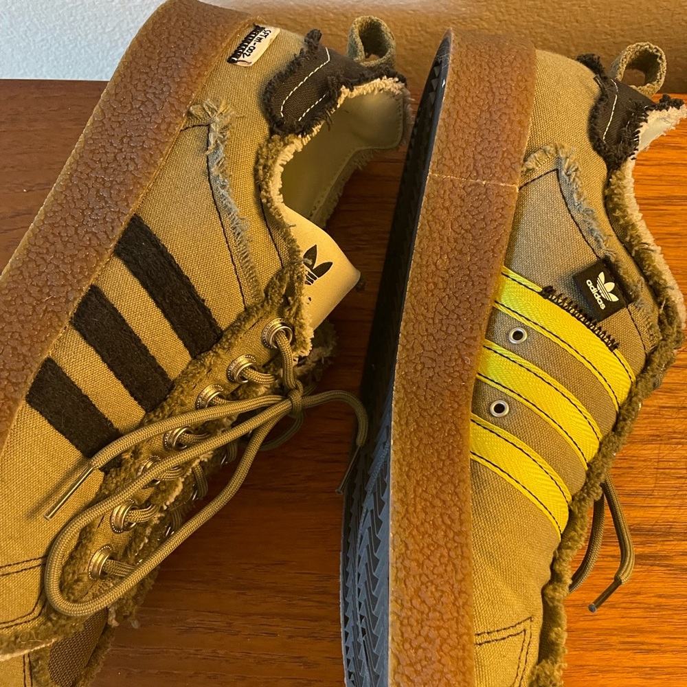 ID4792 Song for the Mute adidas Originals Campus 80s Focus Olive Core (Men's) - Picture 4 of 4